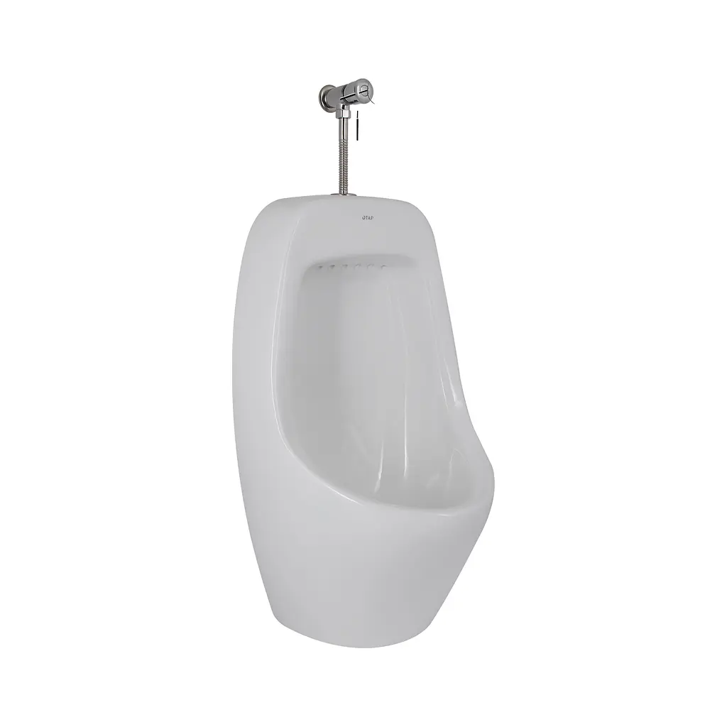 Пісуар підвісний Qtap Crow з краном-дозатором 390x330x660 White QT0588112HW, Білий - фото 2