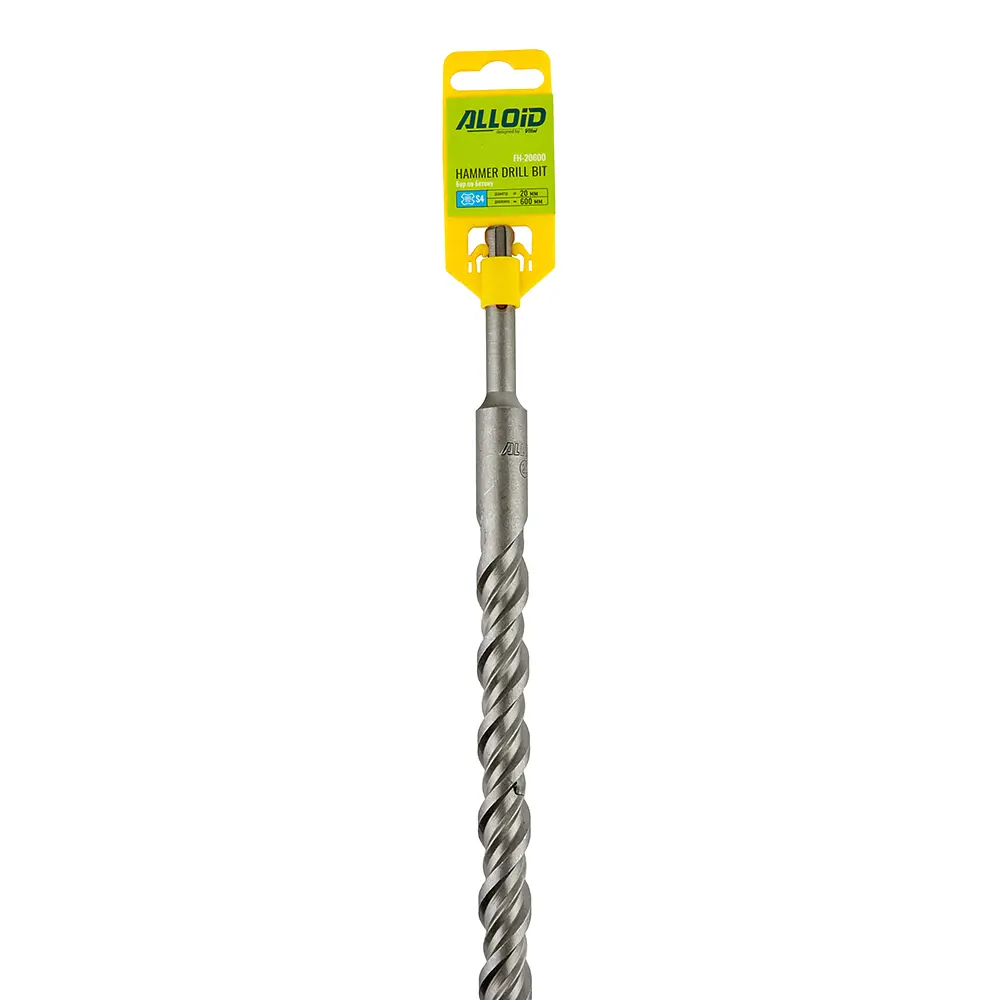Бур по бетону Alloid Building Tools SDS-plus S4 20x600 мм (FH-20600) - фото 2