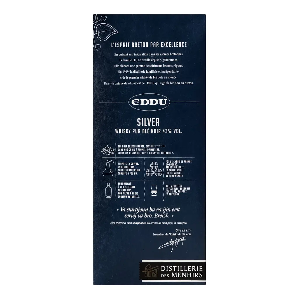 Виски Eddu Silver Pur Ble Noir Buckwheat 0.7 л 43% - фото 3