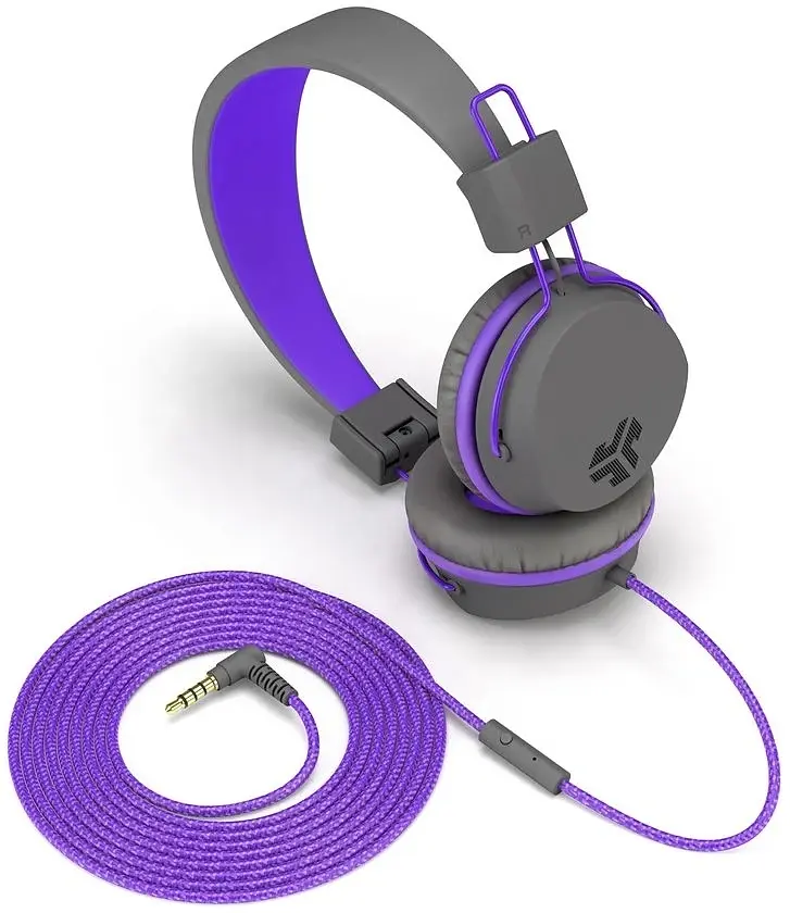 HF Stereo JLAB JBuddies Studio Wired Graphite/Purple (IEUHJKSTUDIORGRYPRP6) UA - фото 3