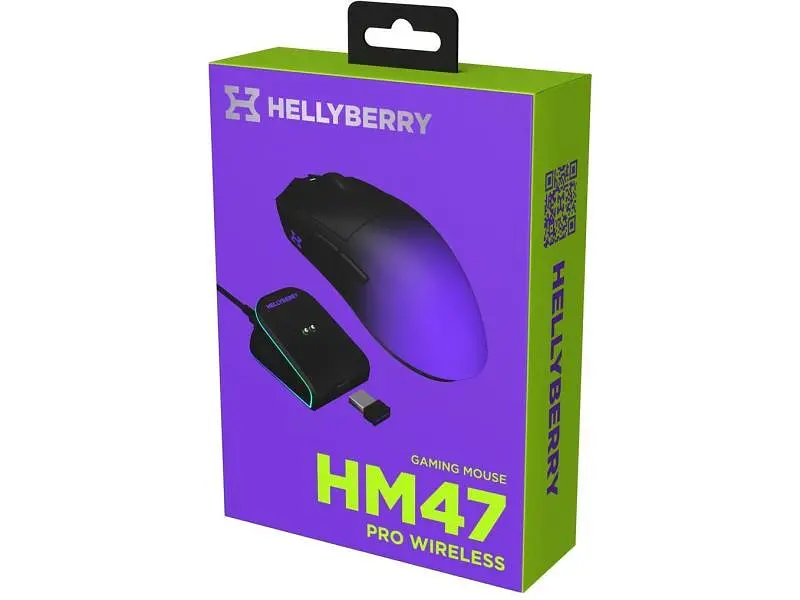 Миша Hator Hellyberry HM47 PRO Wireless Black-Violet - фото 10