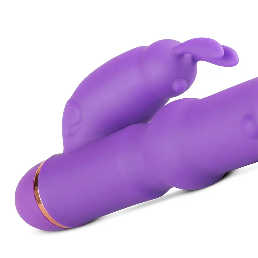 Вібратор-кролик Teazers Silicone Rabbit, 19 см (фіолетовий) - фото 3