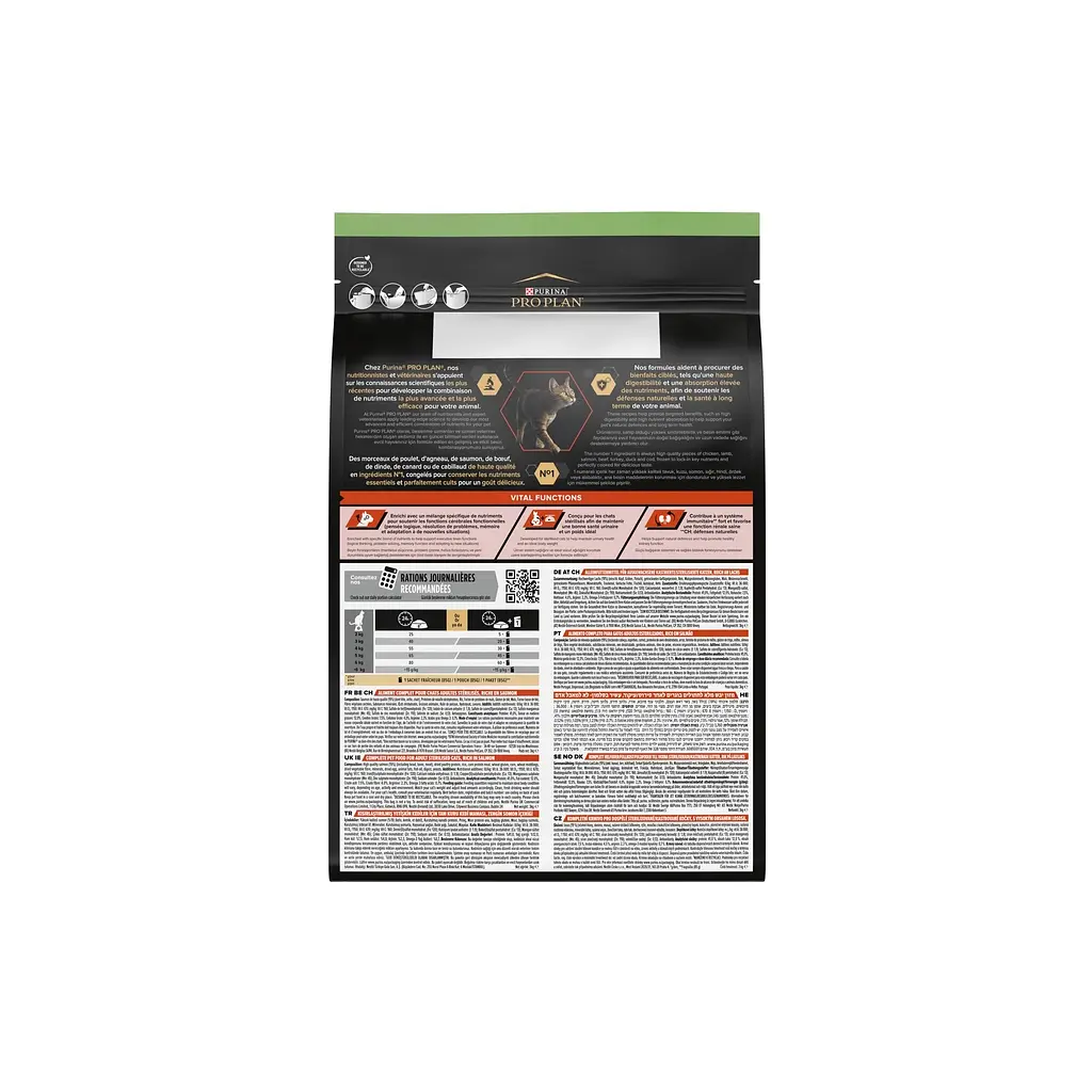Сухий корм для кішок Purina Pro Plan Sterilised з лососем 3 кг (7613036517454) - фото 2