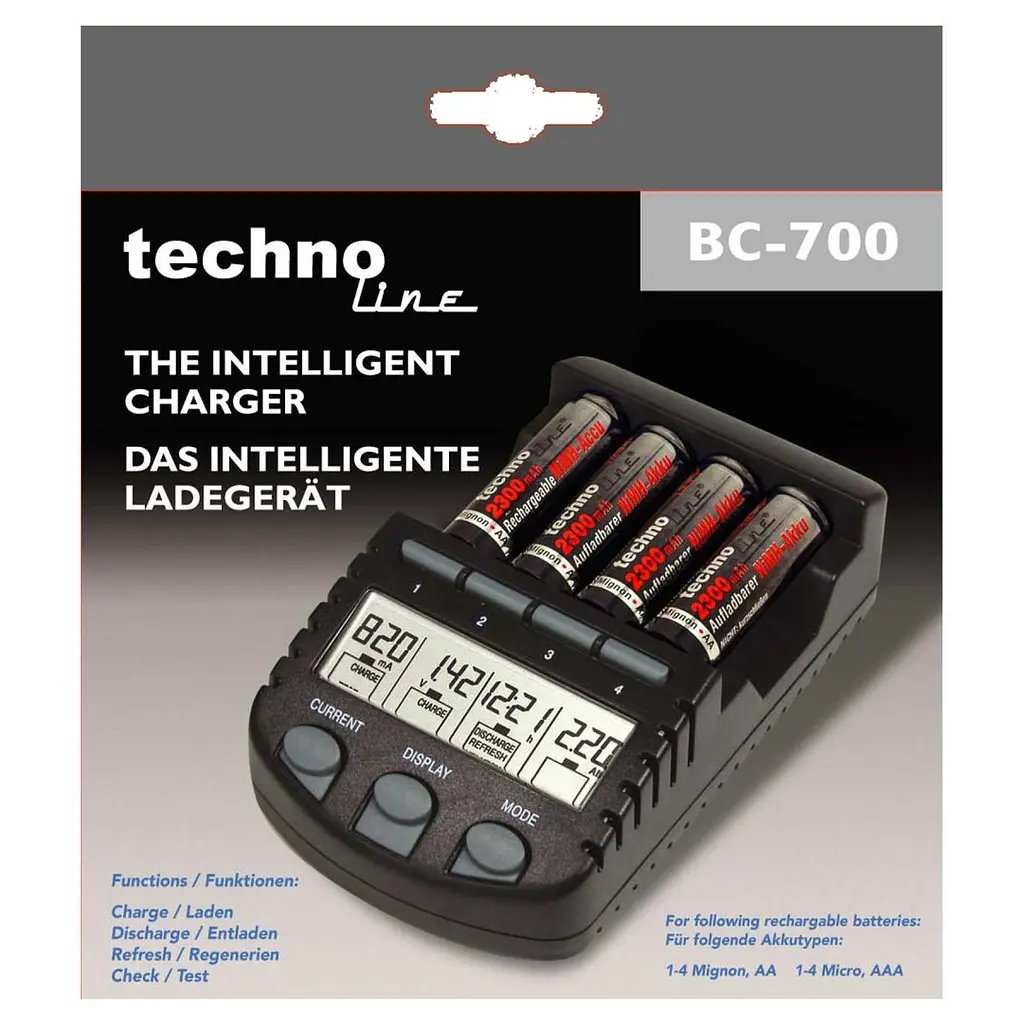 Зарядний пристрій Technoline BC700 (BC700) - фото 3