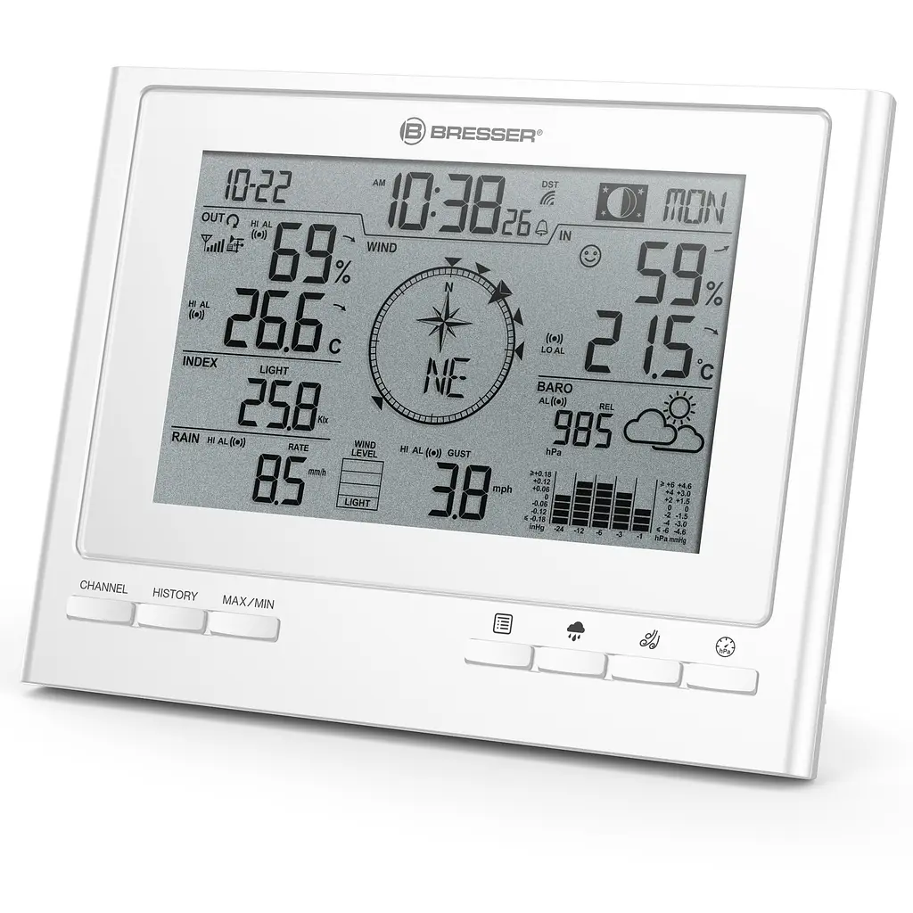 Метеостанція Bresser 7-in-1 Exclusive Line Weather Center Climate Scout (7003100GYE000) - фото 2