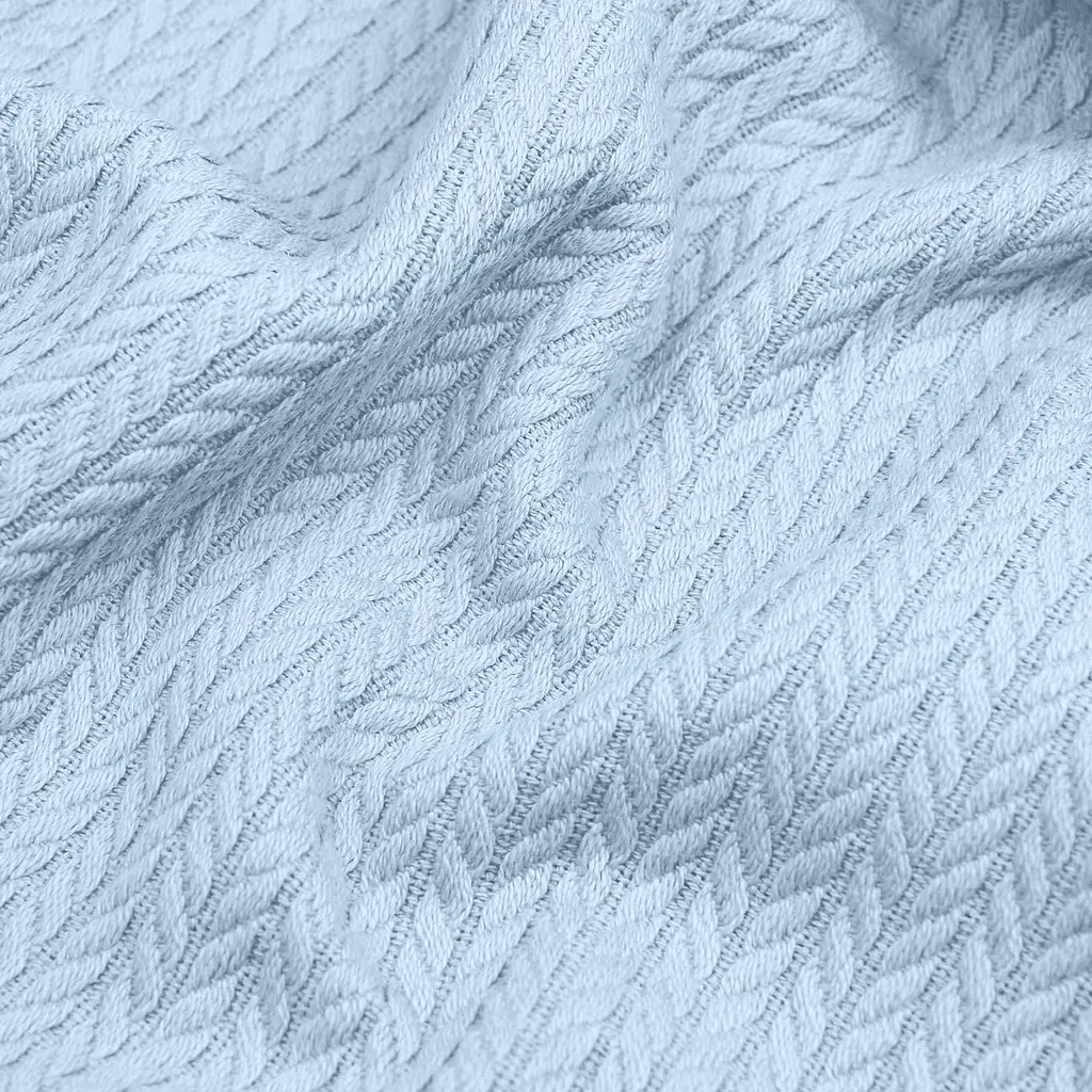 Плед покривало Cosas Cloud Knitted Braid 240х260 см косичка (Blanket_19Cloud_KnittedBraid_240x260) - фото 4
