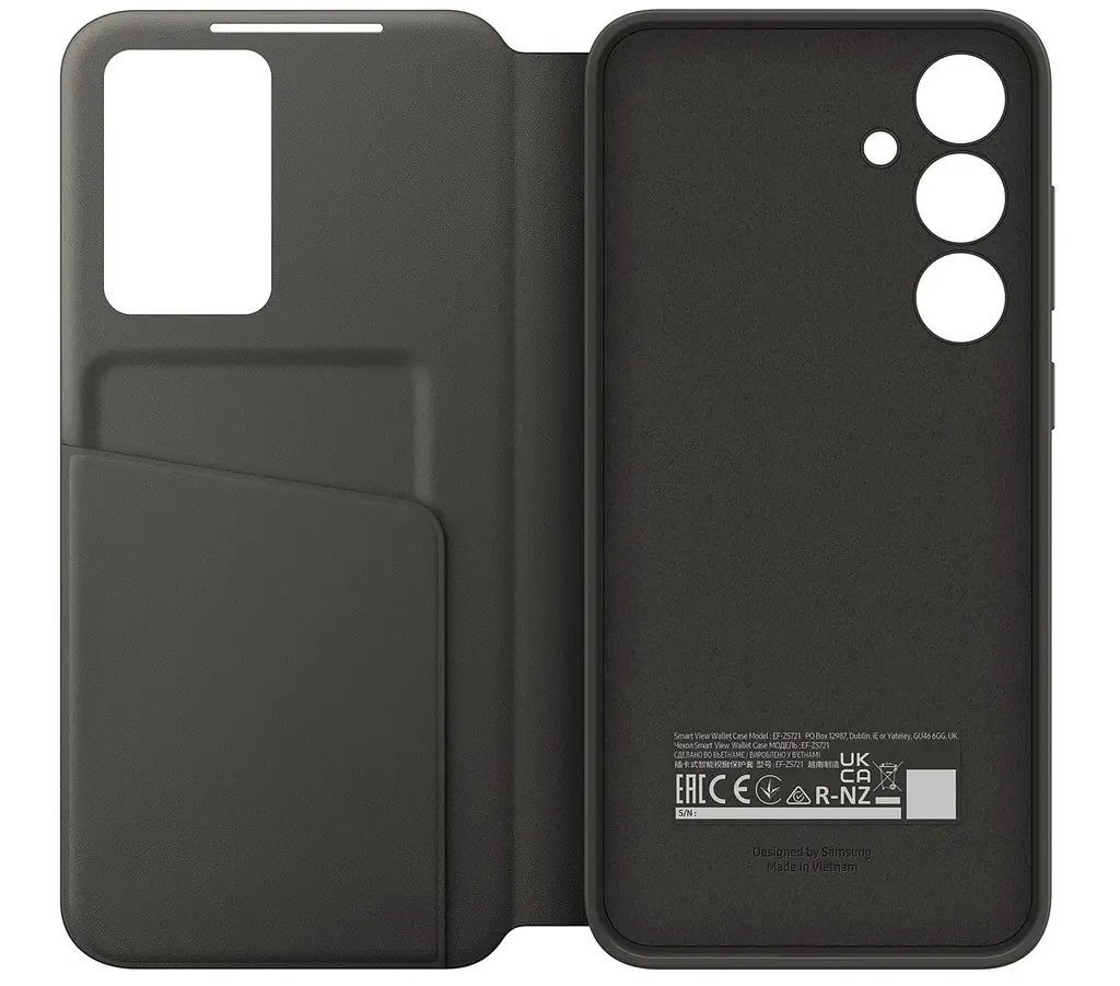 Оригінальний чохол-книжка Samsung Galaxy S24 FE (S721) Smart View Wallet Case Black EF-ZS721CBEGWW - фото 7