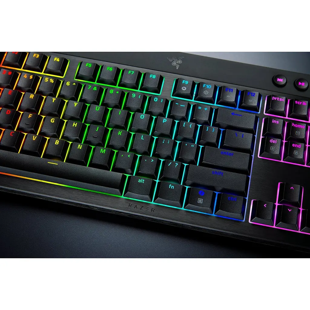 Клавіатура Razer BlackWidow V4 Low-Profile Wireless/Bluetooth/USB Orange switch UA Black (RZ03-05270800-R3M1) - фото 10