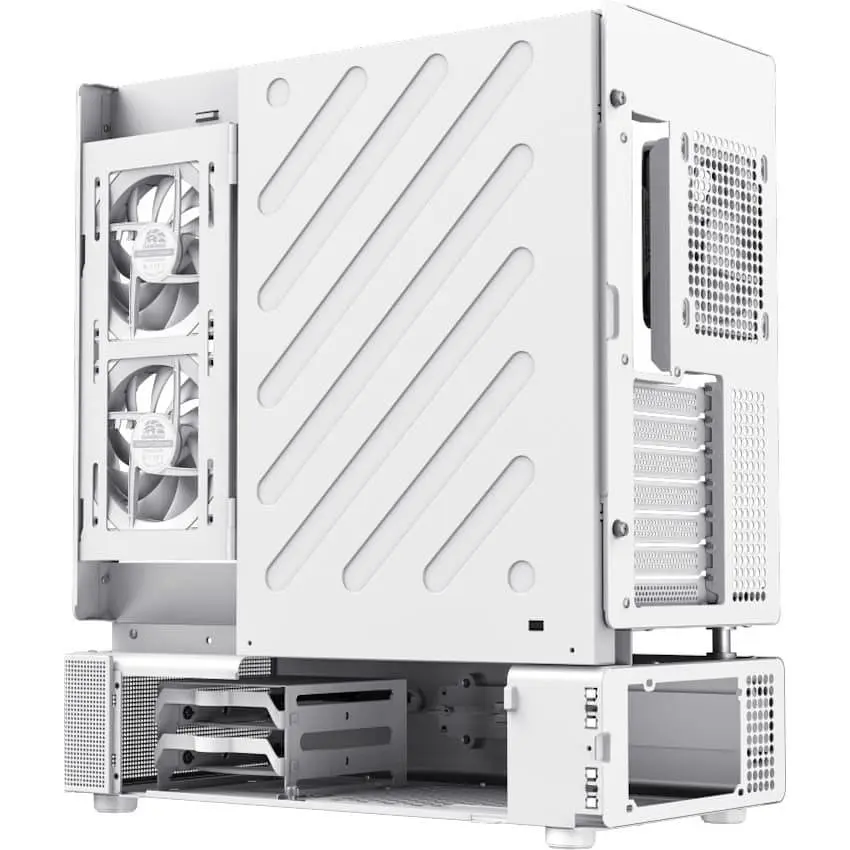 Корпус GameMax N90 Tempered Glass без БЖ White (N90 WH) - фото 10