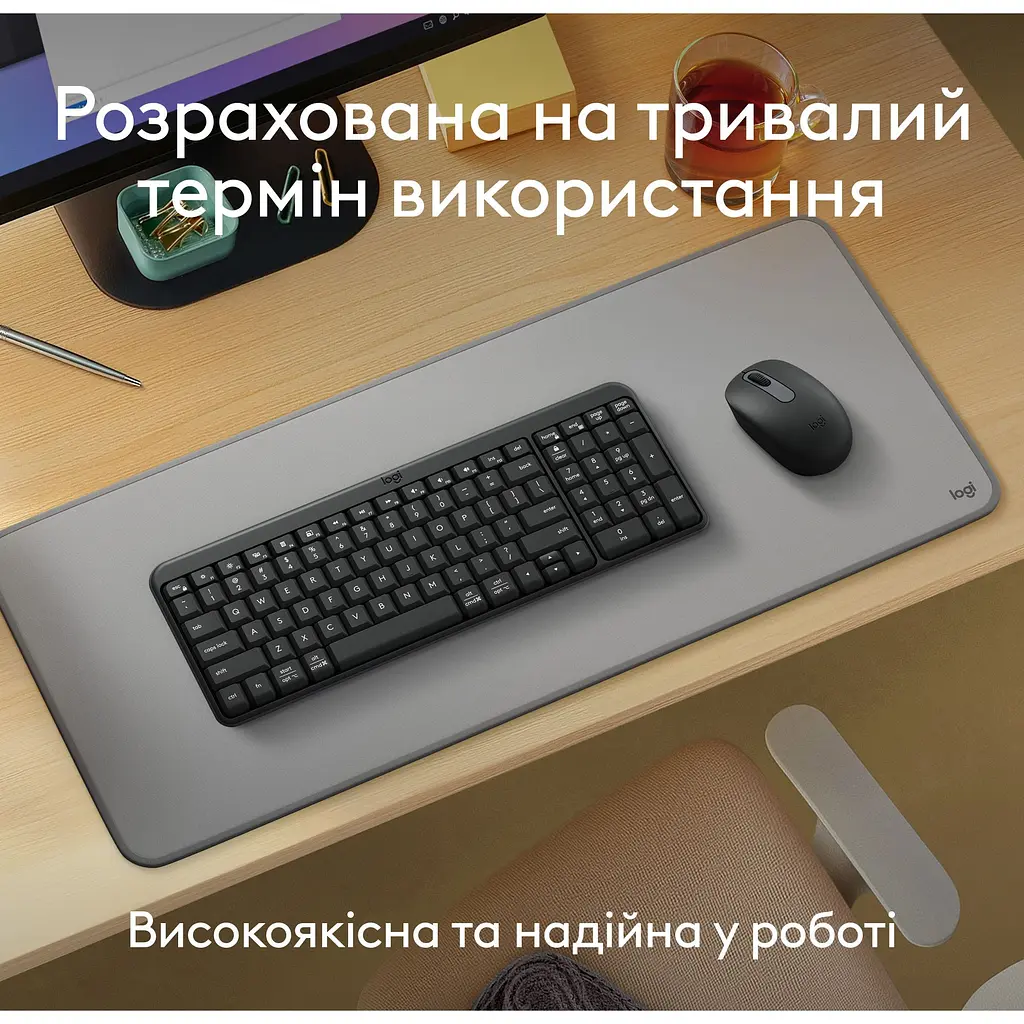 Клавіатура Logitech K250 Graphite (920-013822) [141505] - фото 8