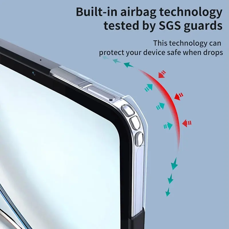 TPU+PC чохол Xundd c посиленими кутами для Apple iPad Mini 6 (8.3) (2021) (2024) Чорний - фото 4