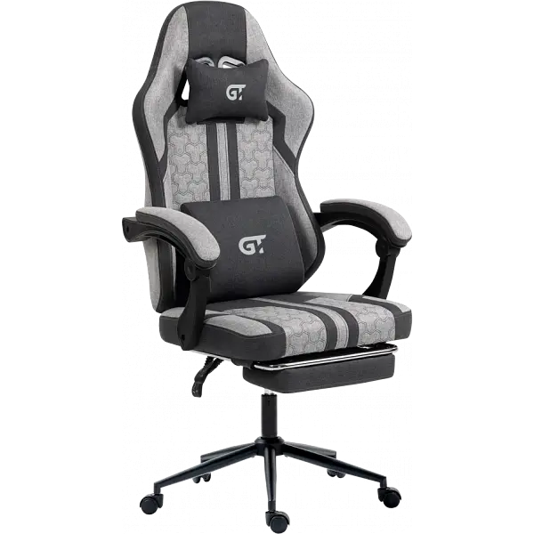 Геймерське крісло GT Racer X-2337 Fabric Gray - фото 4