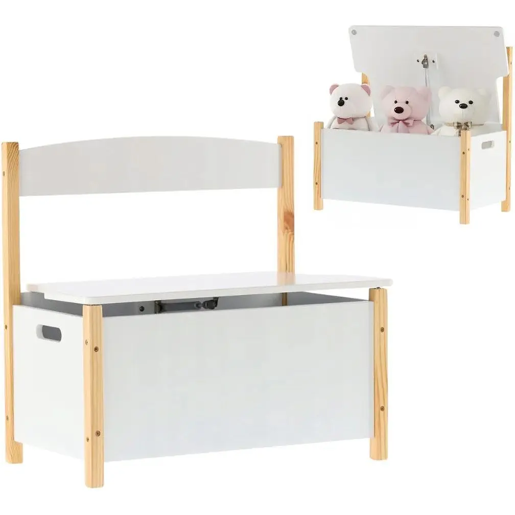 Скамейка Chomik DAISY детская с ящиком для хранения игрушек - фото 6
