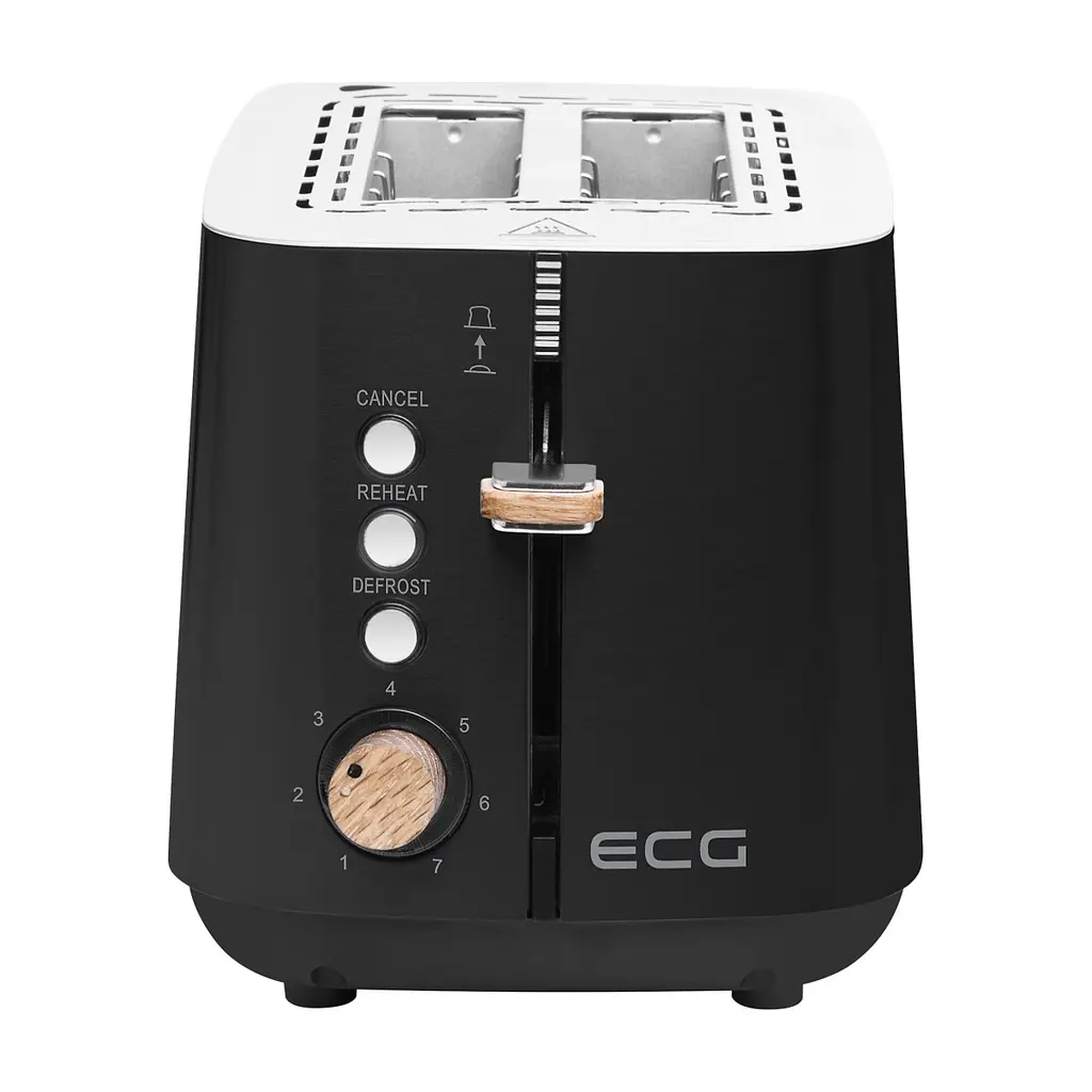 Тостер ECG ST 2768 Timber Black - фото 3