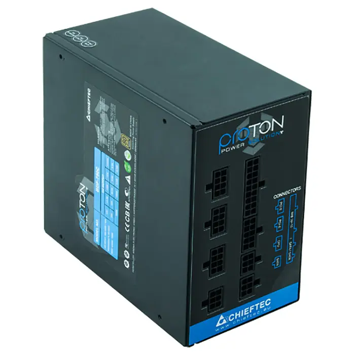 Блок живлення Chieftec Proton 1000W 80+ Bronze (BDF-1000C) Black Б/в,U1 - фото 3