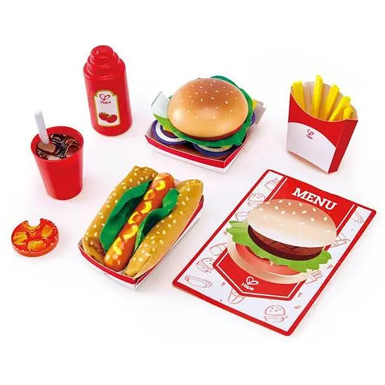 Игровой набор Hape продукты Фаст-фуд (E3160)