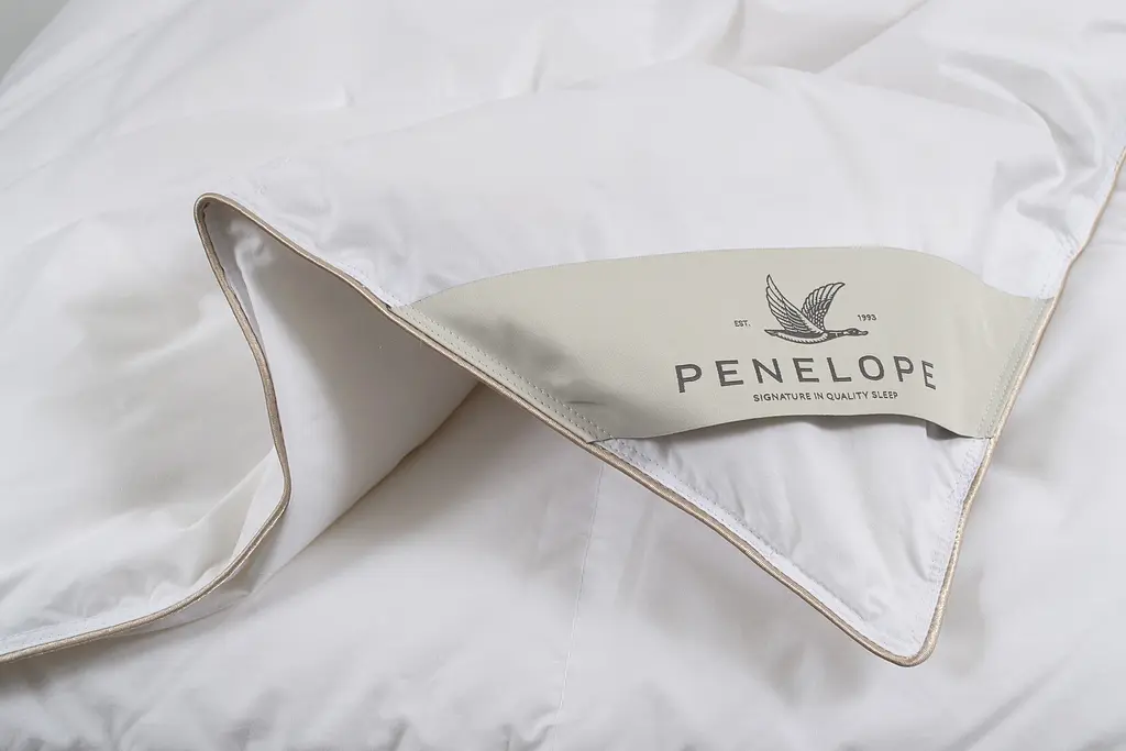 Одеяло Penelope - Dove 6,5 tog пуховое 195x215 евро - фото 4