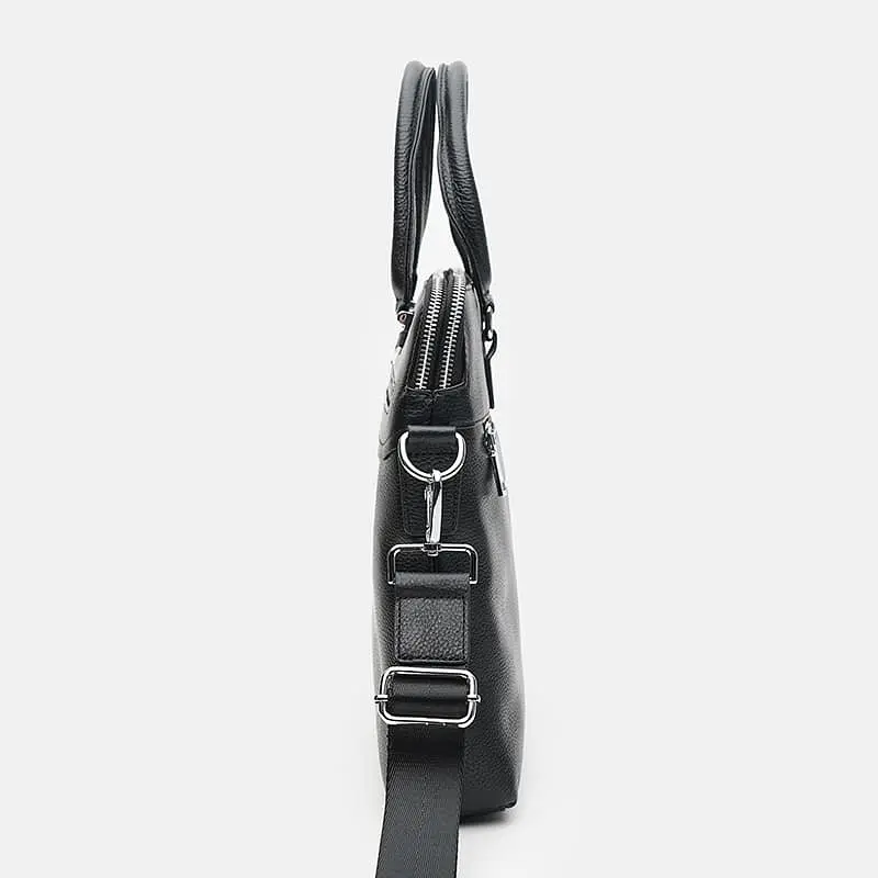 Чоловіча сумка Ricco Grande K117610-black 38.5х29.5х7 см Чорний - фото 5