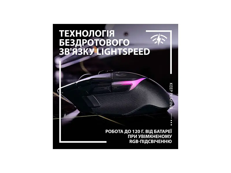 Миша Logitech G502 X PLUS Black (910-006162) - фото 4