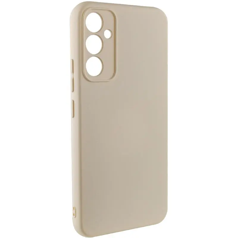 Чехол TPU GETMAN Liquid Silk Full Camera для Samsung Galaxy S24 Песочный / Sand - фото 2