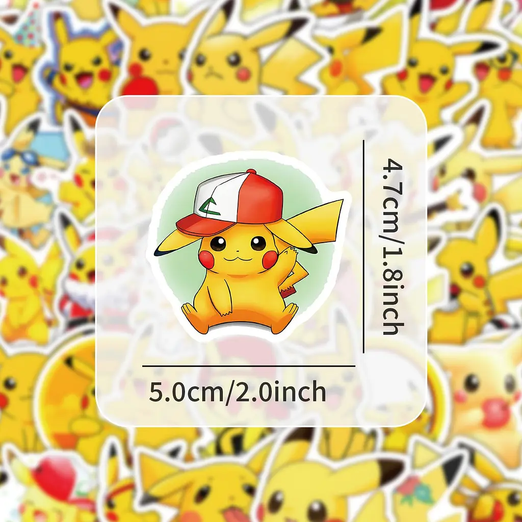 Стикерпак GeekLand Pokemon 60 штук - фото 5