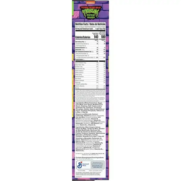 Пластівці Teenage Mutant Ninja Turtles: Mutant Mayhem Cereal 504,6g - фото 7