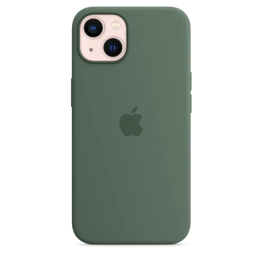 Чохол Silicone Case з MagSafe для Apple iPhone 13 (6.1) (Eucalyptus) ААА [69875] - фото 5