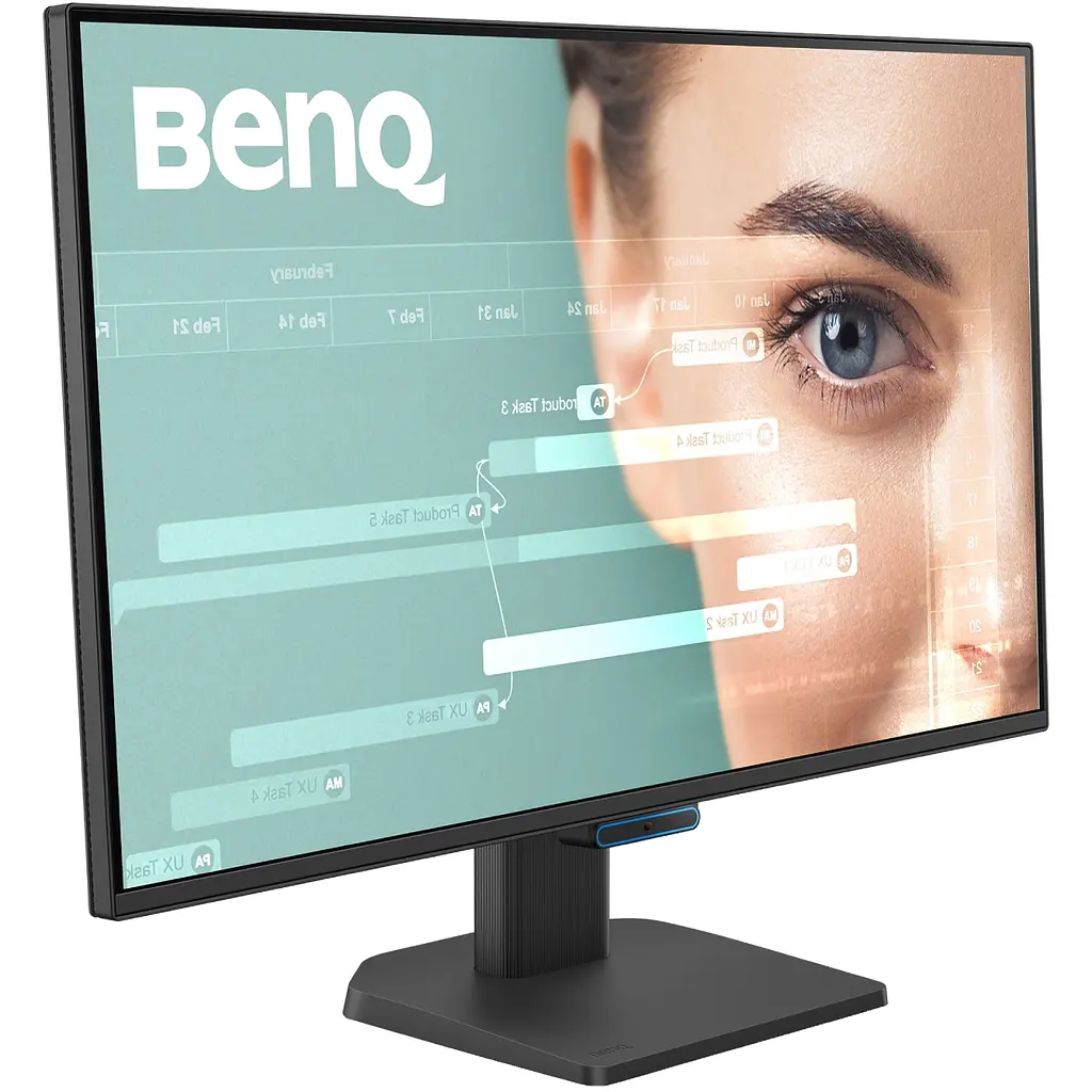 TFT 27" BenQ GW2790C, IPS, 144Гц, HDMI, DP, USB-C, колонки, чорний - фото 2