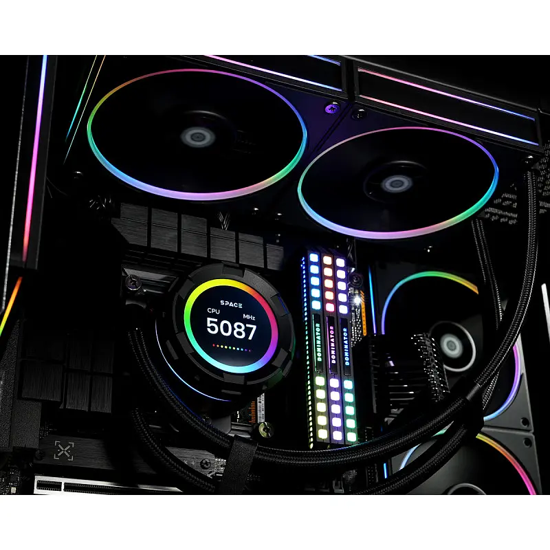 Система водяного охолодження ID-Cooling Space LCD SL240 - фото 4