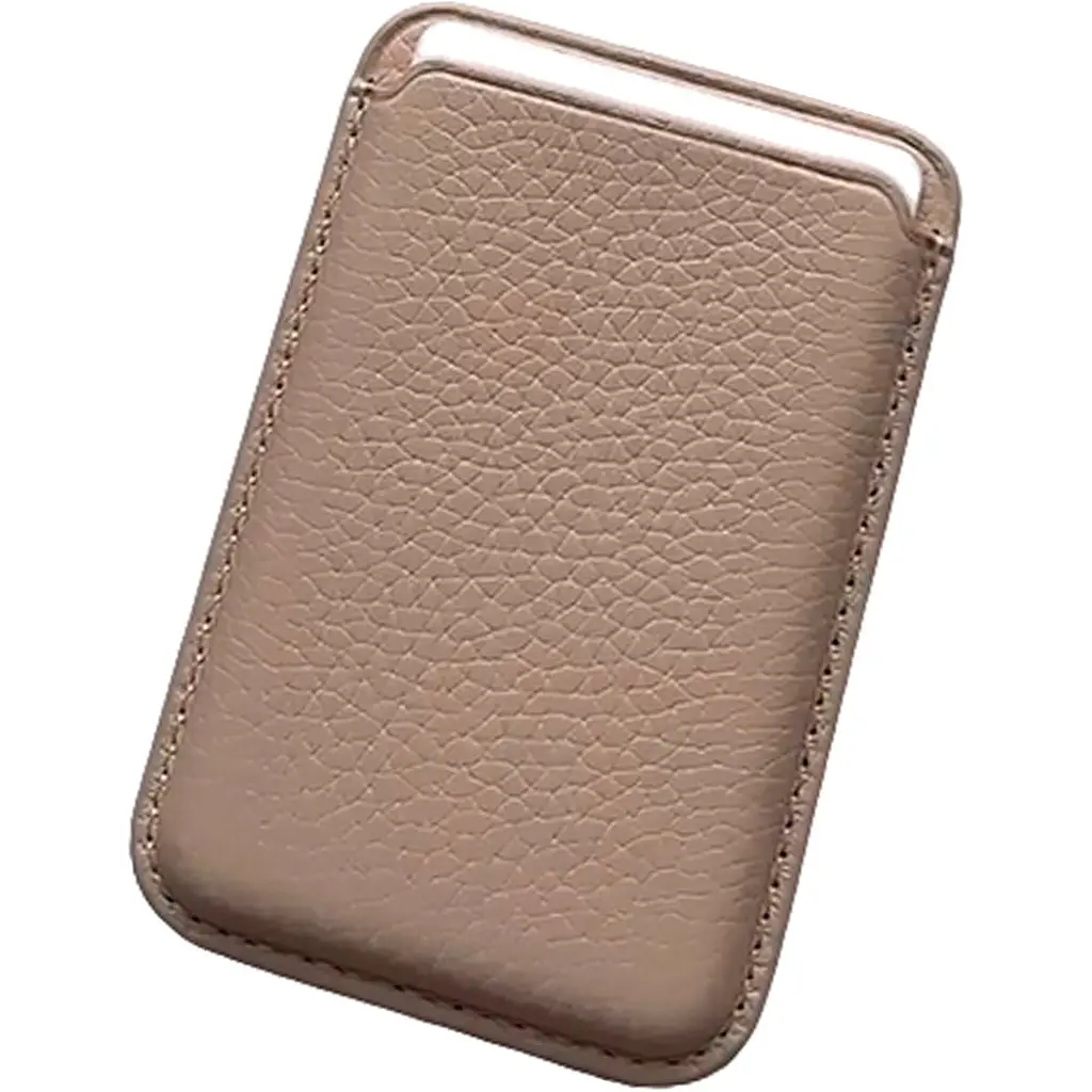 Кошелек iLera Apple NAPA Leather Wallet 1.0 with MagSafe Lady Beige (iLNPW10LB) [104103] - фото 2