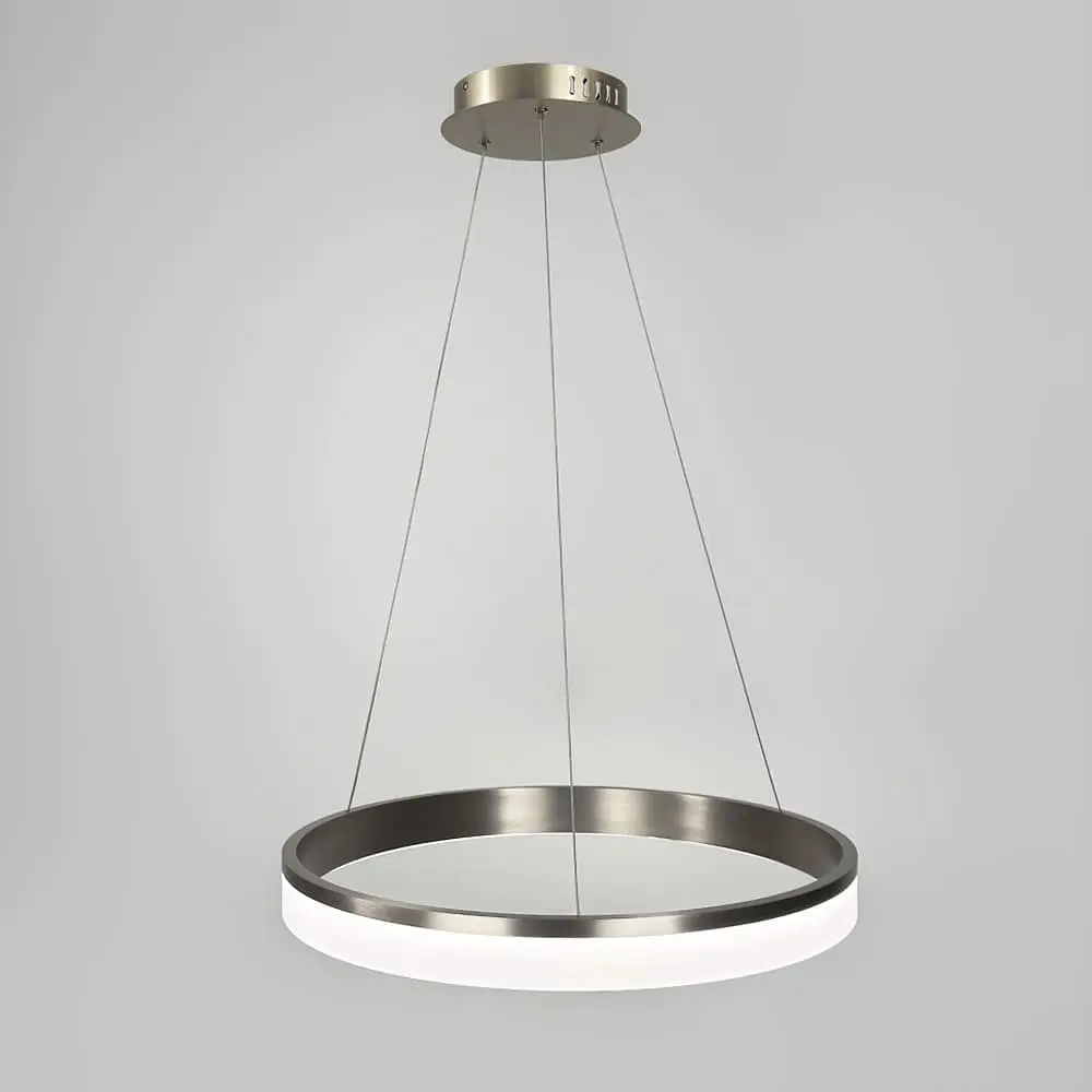 Подвесная кольцевая люстра в сатиновом каркасе Ø 60 см Ст. MJ261-600 Carmine | Line F - фото 2