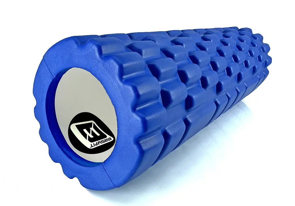 Масажний ролер EasyFit Grid Roller Mini 30 см синій - фото 2