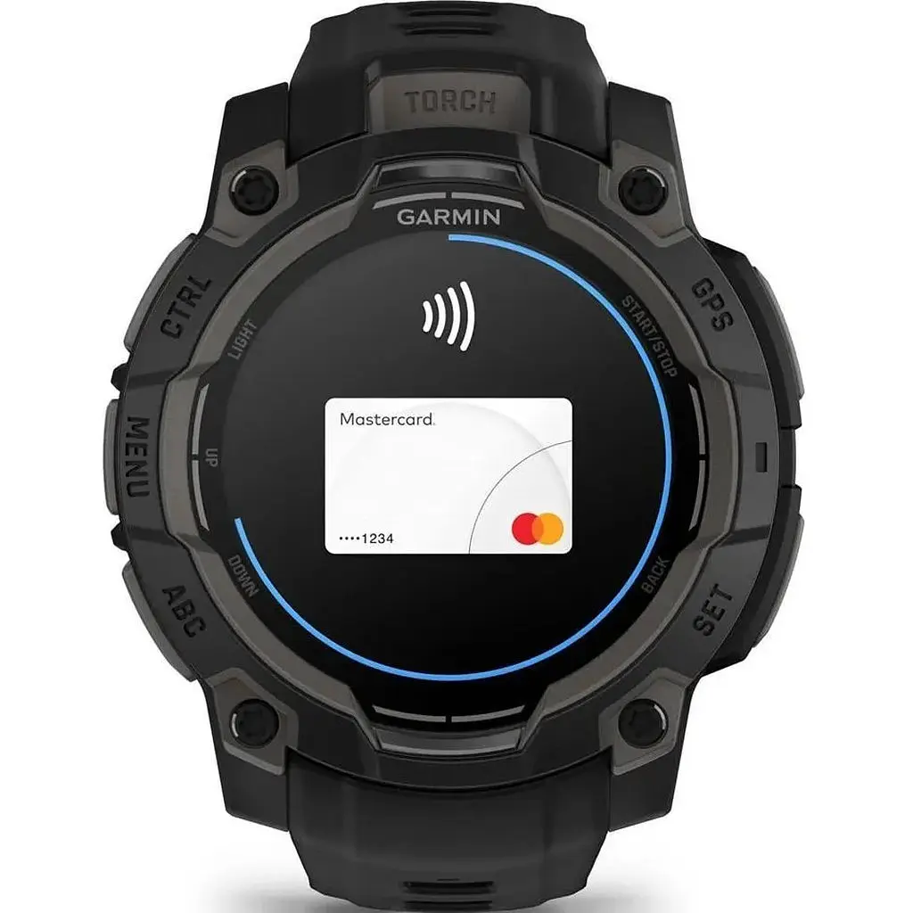 Смарт-годинник Garmin Instinct 3 45mm AMOLED Black with Black Band (010-02936-00) - фото 6