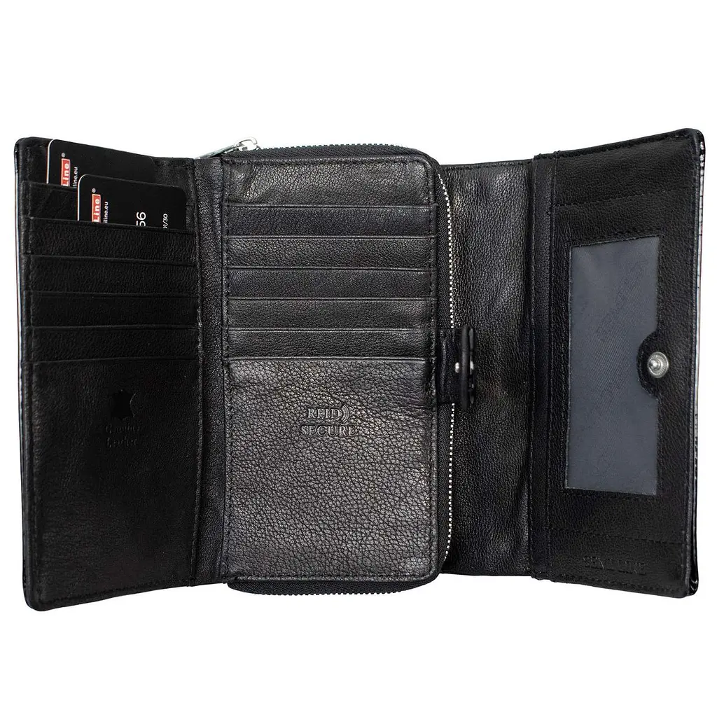 Кошелек женский кожаный Semi Line RFID Black (P8229-0) - фото 3