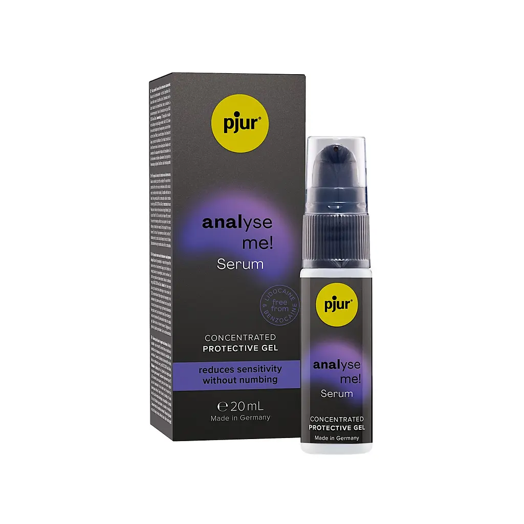 Розслаблювальна анальна сироватка pjur analyse me! Serum 20 мл, утворює плівку, без анестетиків - фото 4