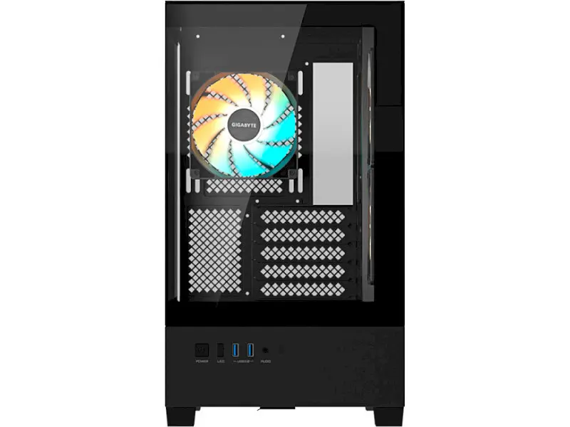 Корпус Gigabyte C201 Panoramic Black (GB-C201P) - фото 5