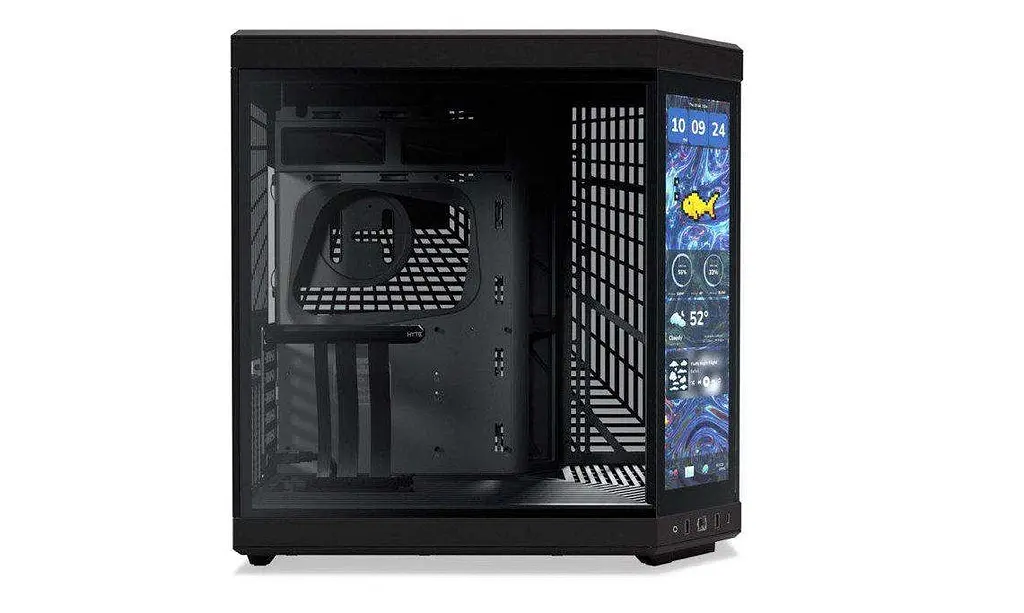 Корпус Hyte Y70 Midi Tower Touch Infinite - Pitch Black (CS-HYTE-Y70TTI-BB) - фото 2