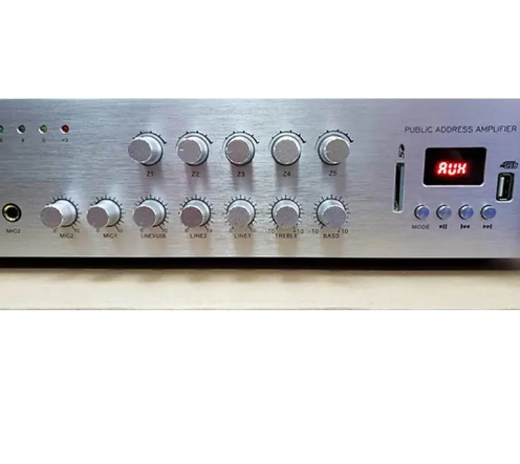 Трансляційний підсилювач BIG PADIG250 5zone USB/MP3/FM/BT - фото 2