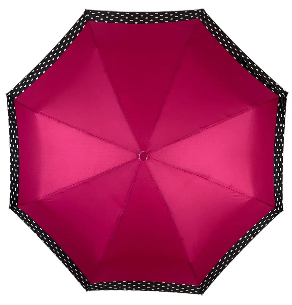 Женский складной зонтик полуавтомат S&L 98 см розовый - фото 2
