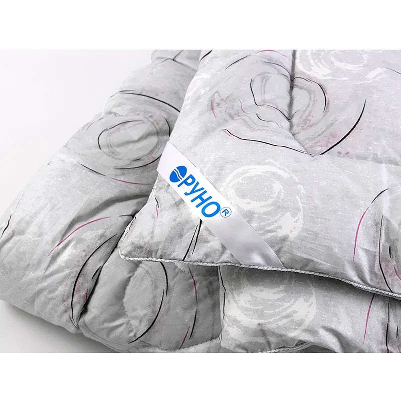 Ковдра вовняна зимова Руно Light Beige 140х205 см бежева - фото 4