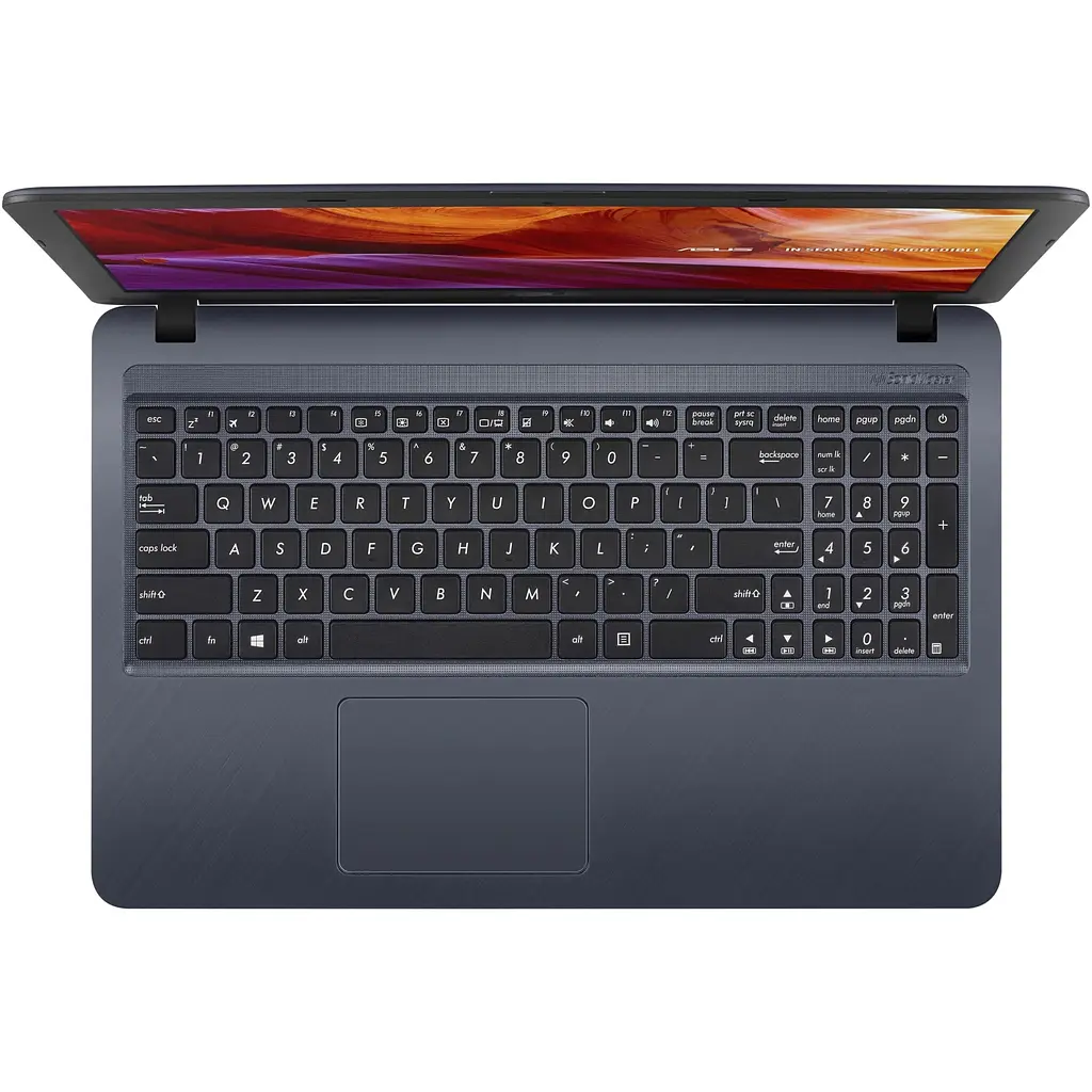 Ноутбук ASUS X543M, Celeron N4000 la 2.60 GHz, HD, 4GB, 256GB, HD 600 - фото 4