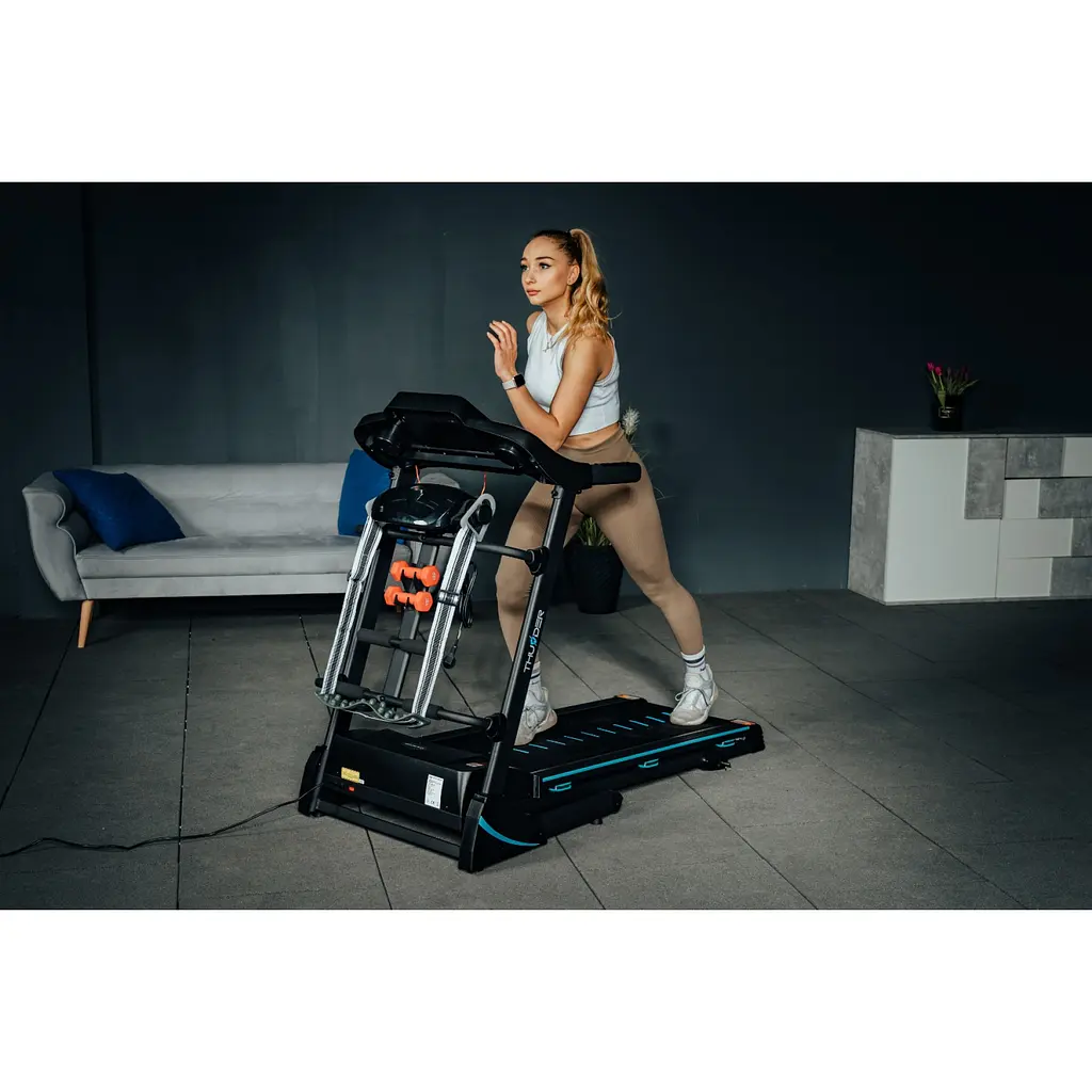 Беговая дорожка THUNDER Icon-D Black - фото 6