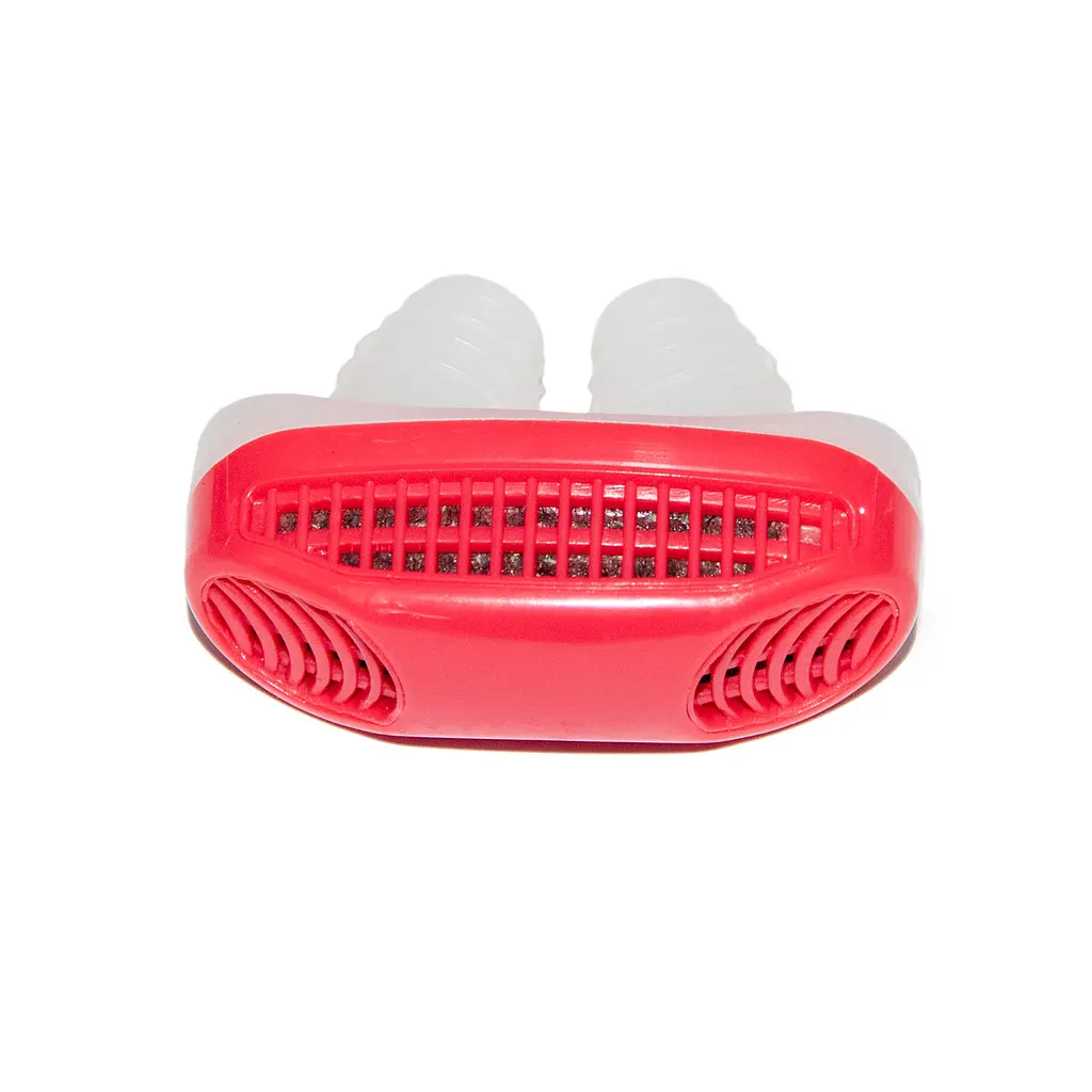 Клипса от храпа 2in1 красная Anti Snoring & Air Purifier средство от храпа и очиститель воздуха - фото 2