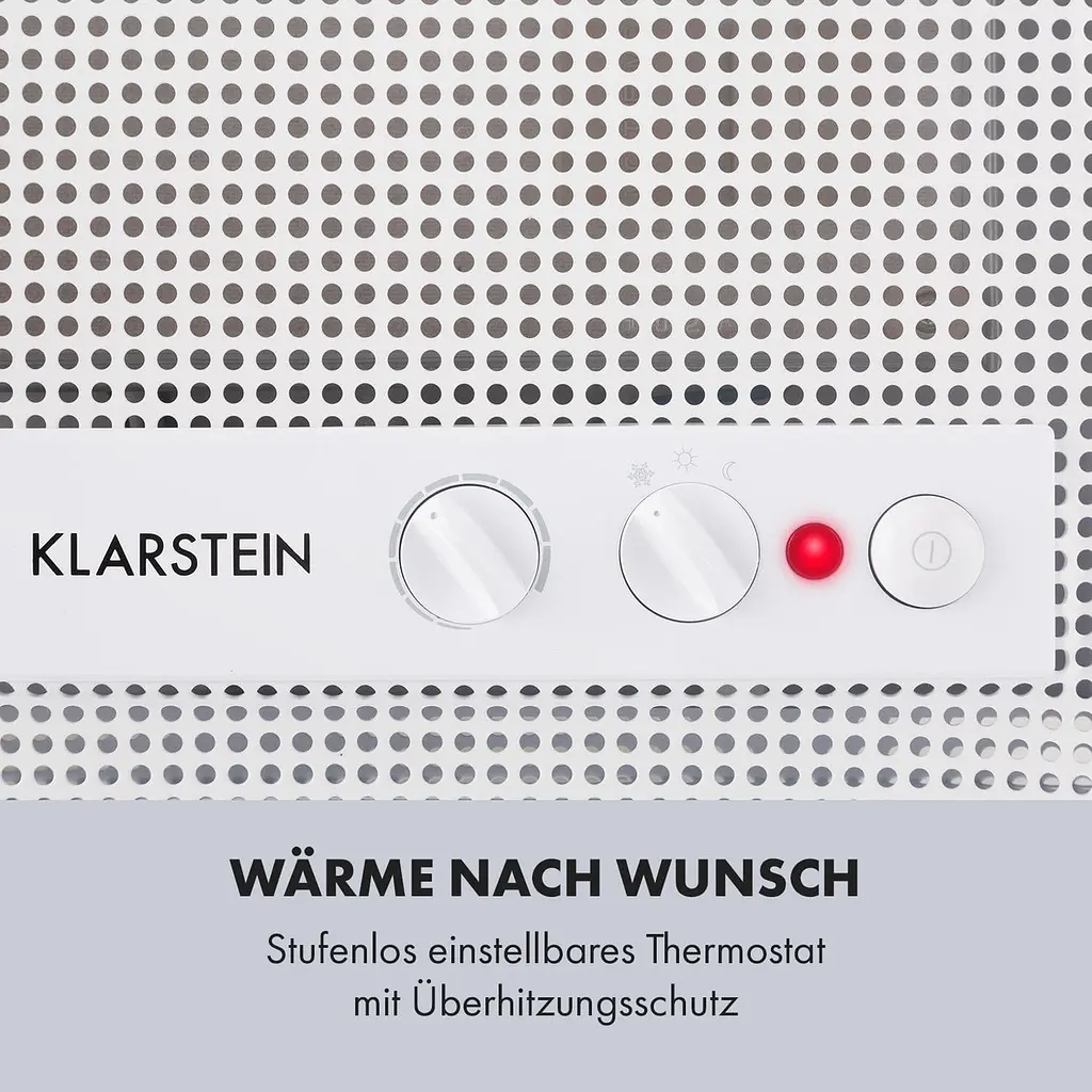 Інфрачервоний обігрівач Klarstein Hot Spot Wave для ванної кімнати (10032994) - фото 5