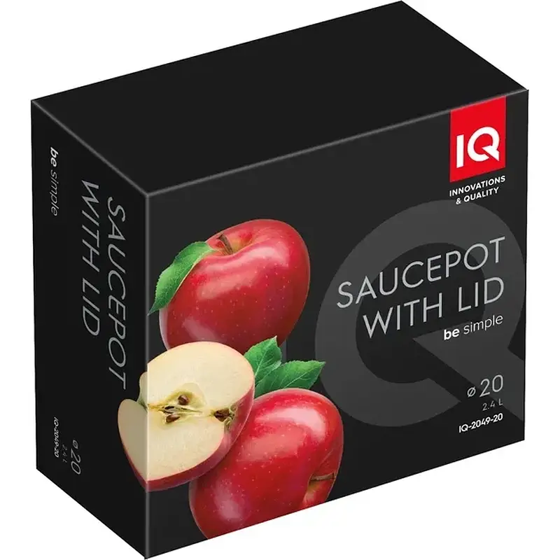 Каструля IQ Be Simple 20см (2.4л) IQ-2049-20 - фото 6