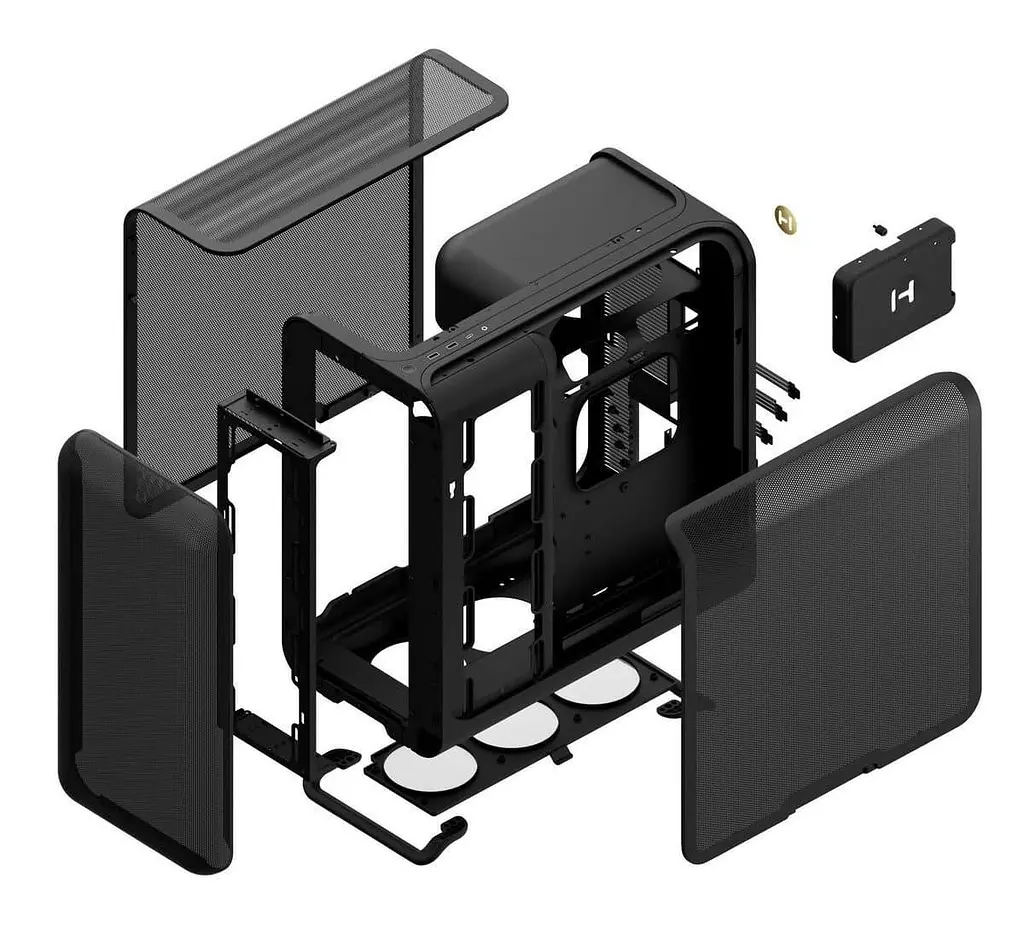 Корпус Hyte X50 Air без БЖ Pitch Black (CS-HYTE-X50A-BB) Без БП - фото 9