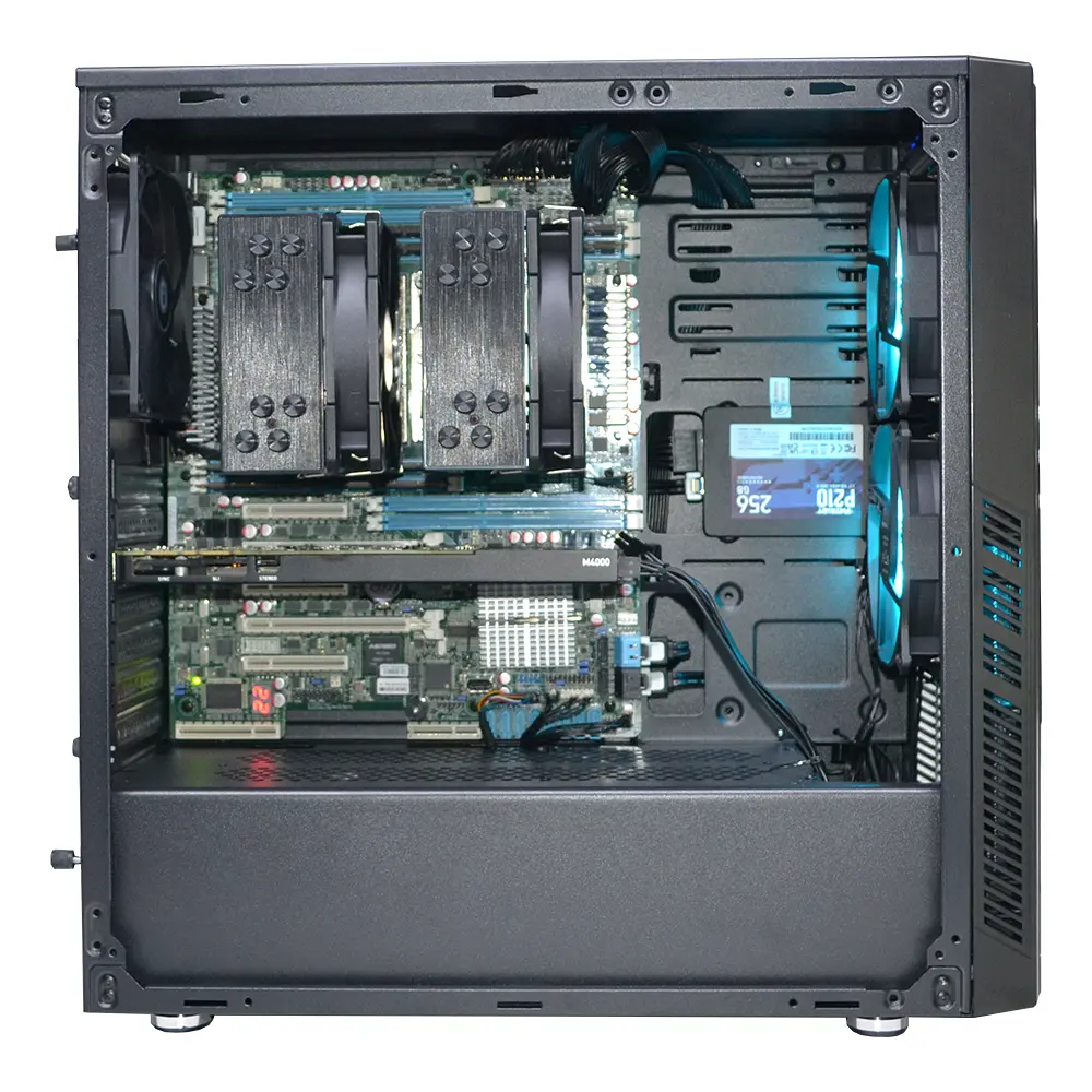 Двопроцесорна робоча станція Power Up #205 Xeon E5 2690 v3 x2/32 GB/HDD 1 TB/SSD 512 Gb/NVIDIA Quadro M4000 8 Gb - фото 2