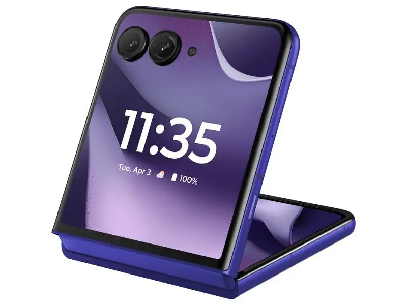 Смартфон Motorola Razr 70 Ultra 16/512GB Orient Blue (PBB20000) - фото 7