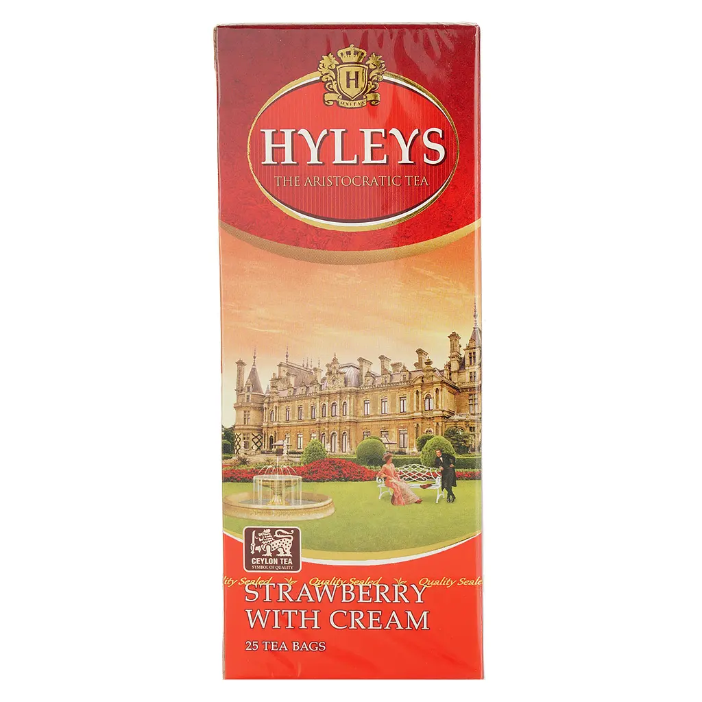 Чай Hyleys Strawberry with cream 37.5 г (25 шт. x 1.5 г) - фото 3