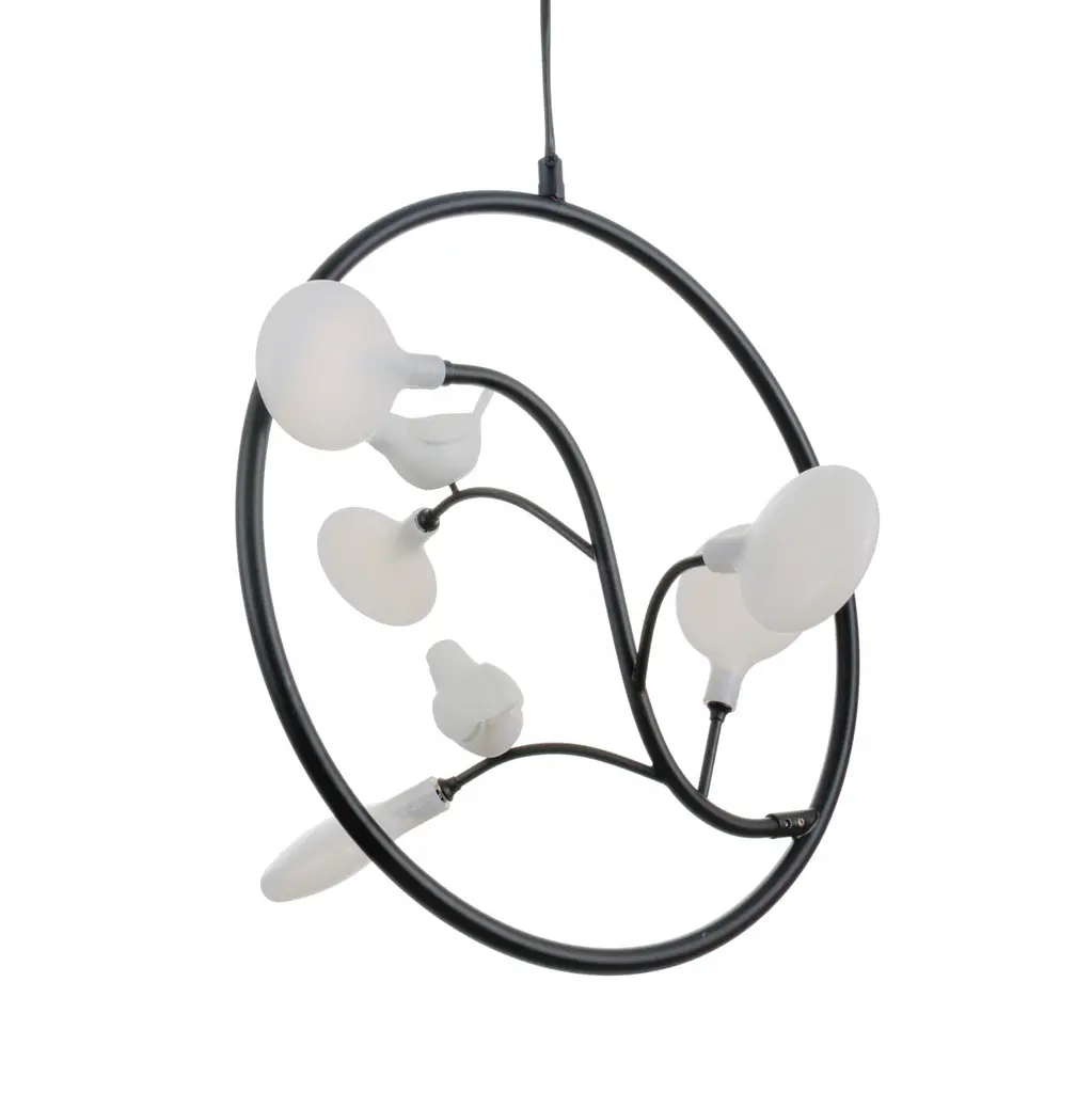 Люстра подвесная Brille в спальню G4 20W BK (BR-01 626S/5) - фото 3